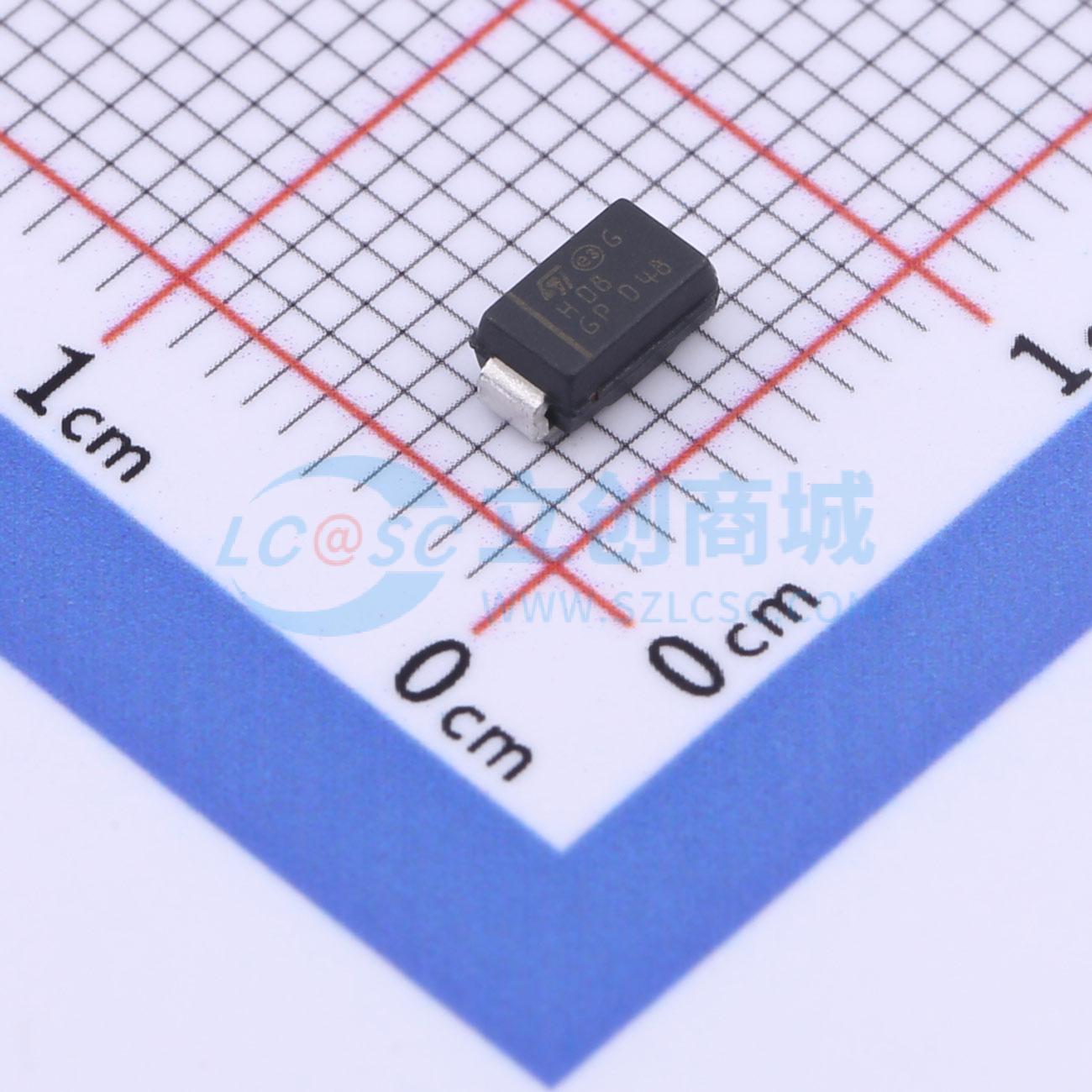 点击查看大图 STTH108A实物图