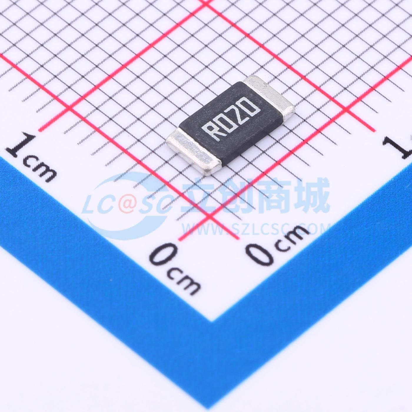 点击查看大图 HoLR2512-20mR-1%实物图