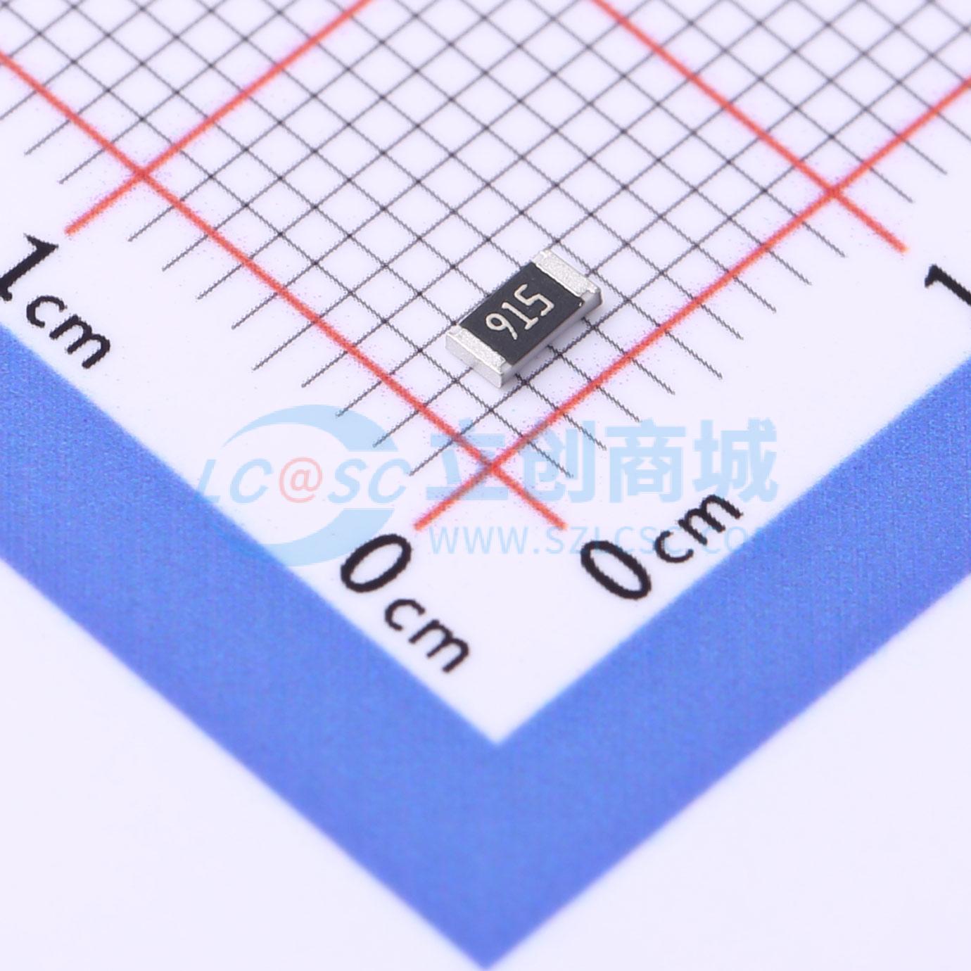 点击查看大图 CR1206J40915G实物图