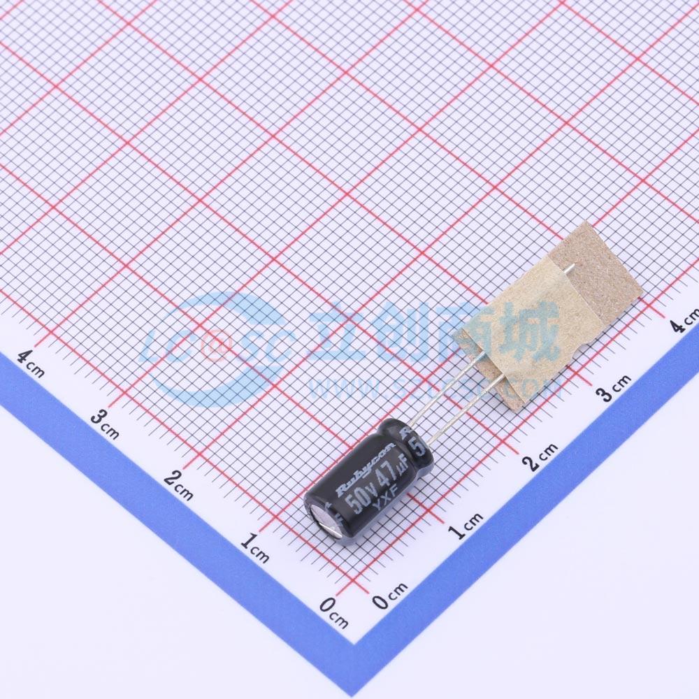 点击查看大图 50YXF47MFFCT1(6.3X11)实物图