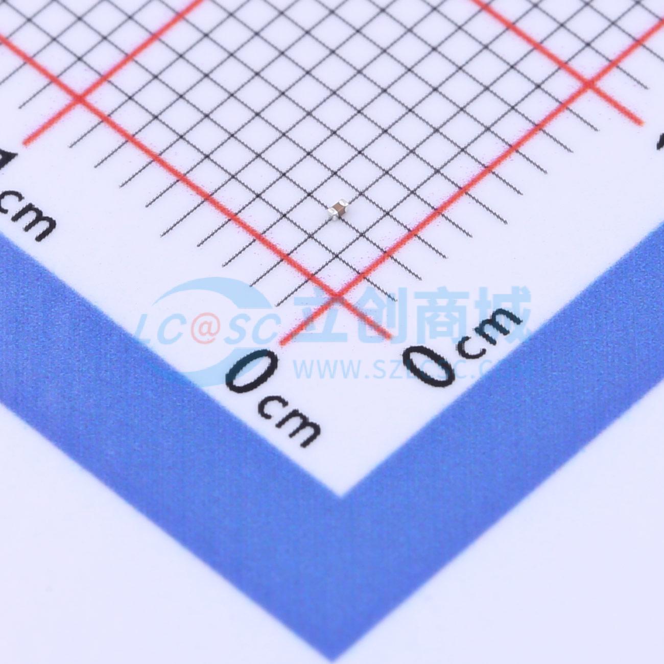 点击查看大图 0201B102K160NT实物图