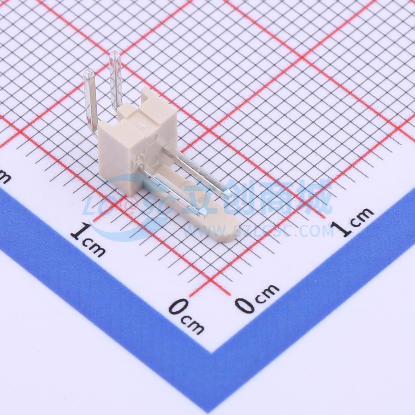 点击查看大图 KH-HX2.54-02FGW实物图