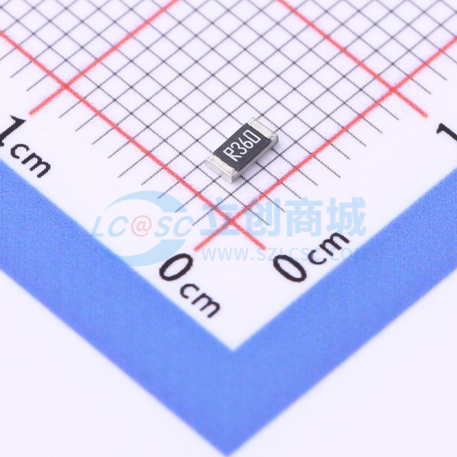 点击查看大图 CR1206F4R360G实物图