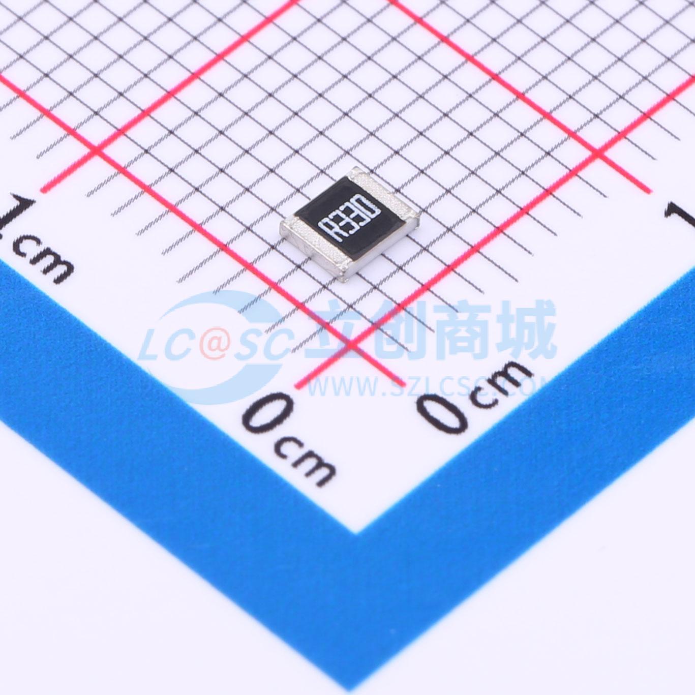 点击查看大图 HoCS1210-330mR-1%-TCR200实物图