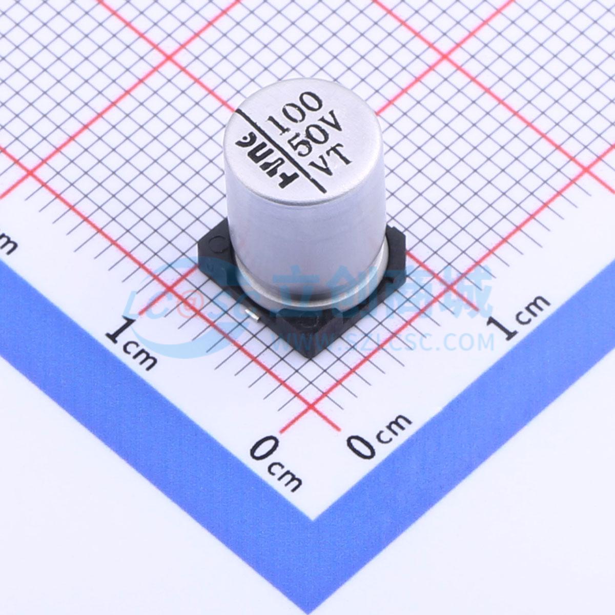 点击查看大图 HY1H101MC080105MEO实物图