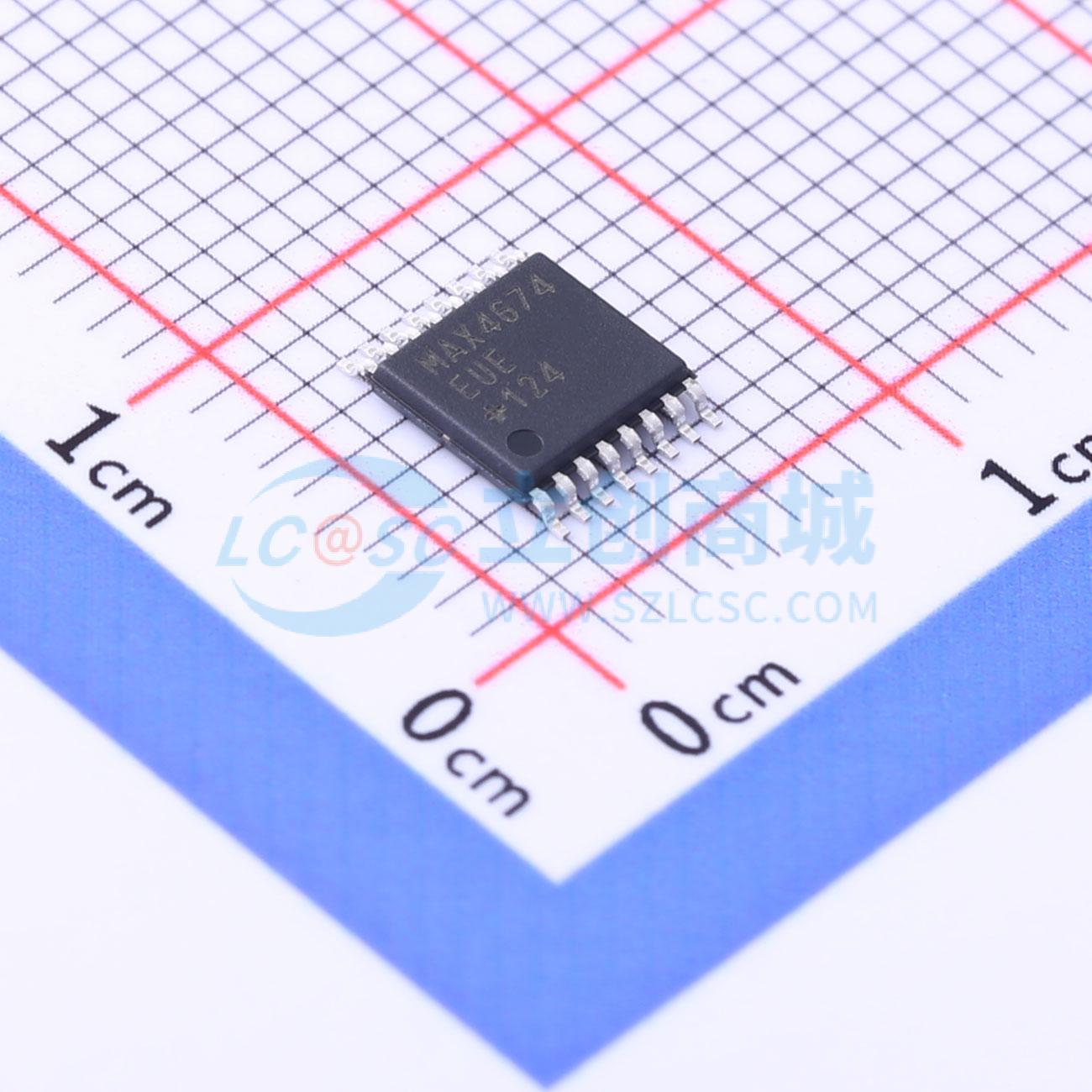 MAX4674EUE+T实物图