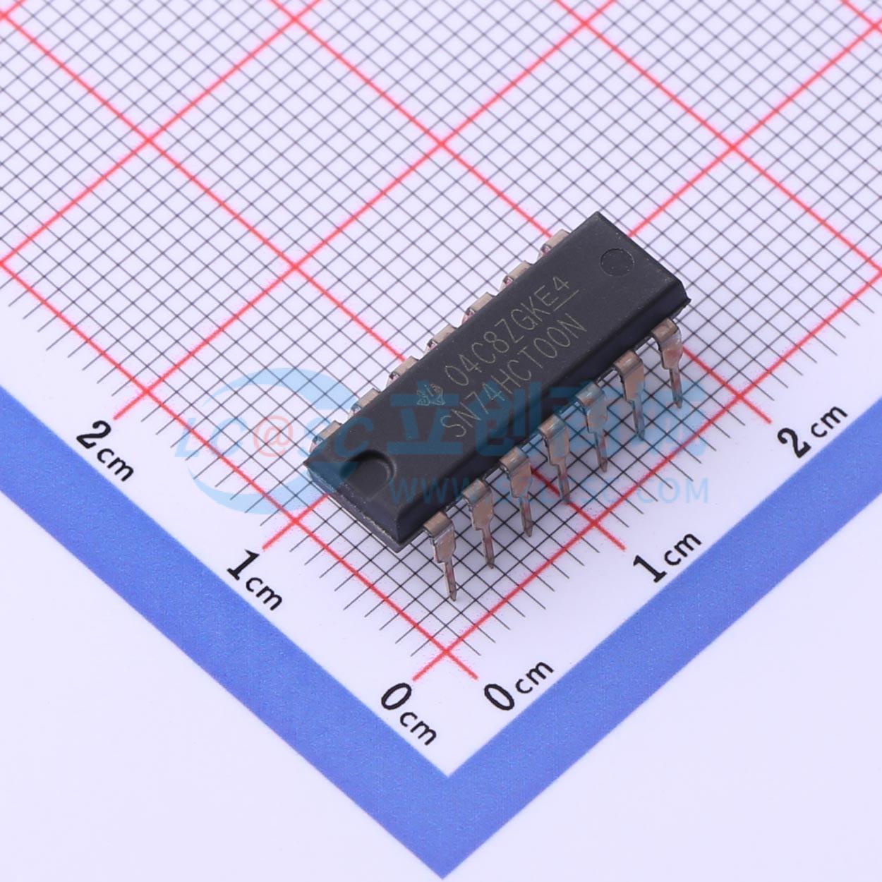 点击查看大图 SN74HCT00N实物图