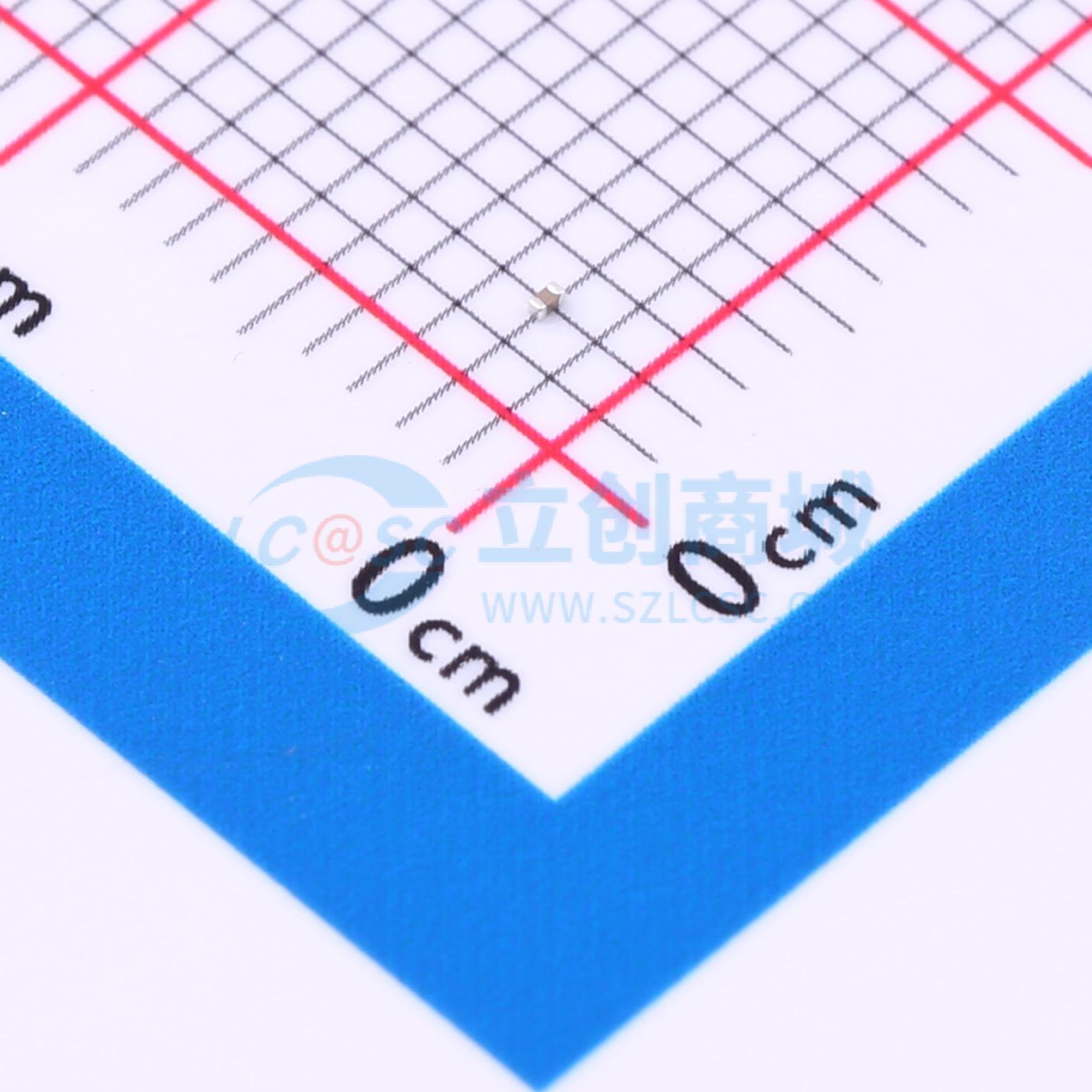点击查看大图 TCC0201X5R104K250ZT实物图