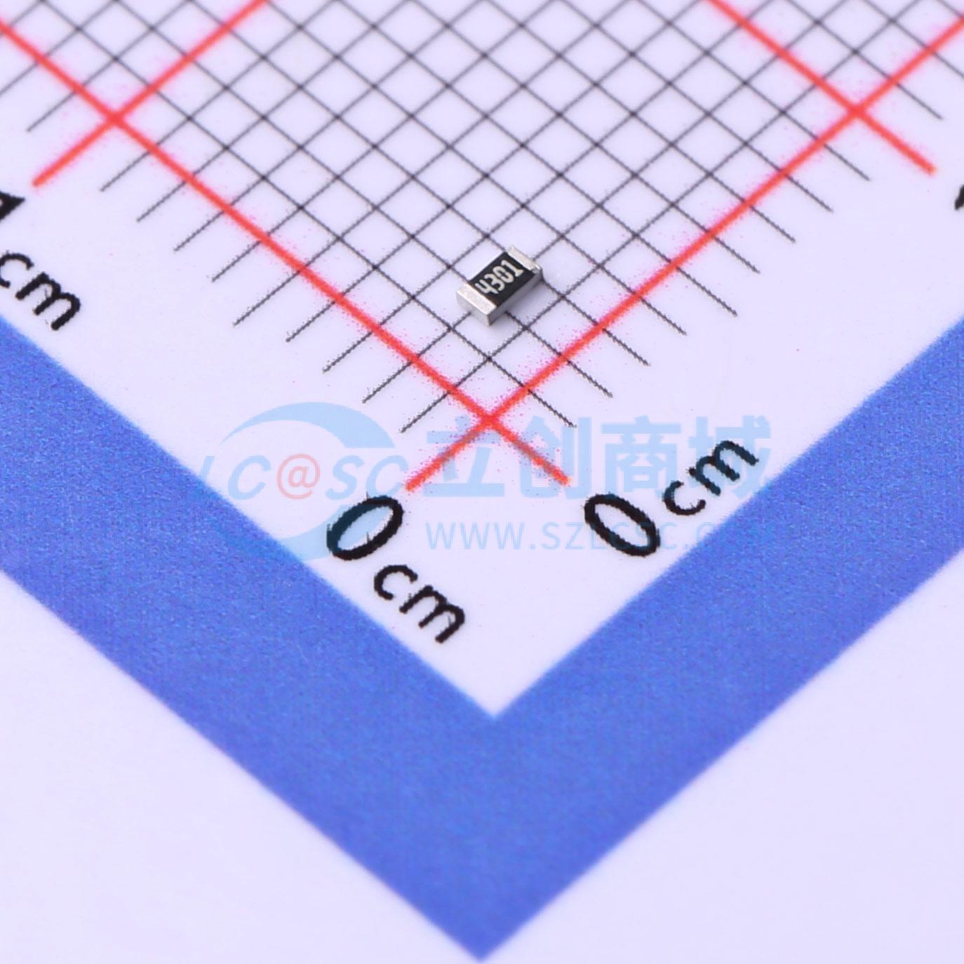 点击查看大图 CRCW06034K30FKEAC实物图