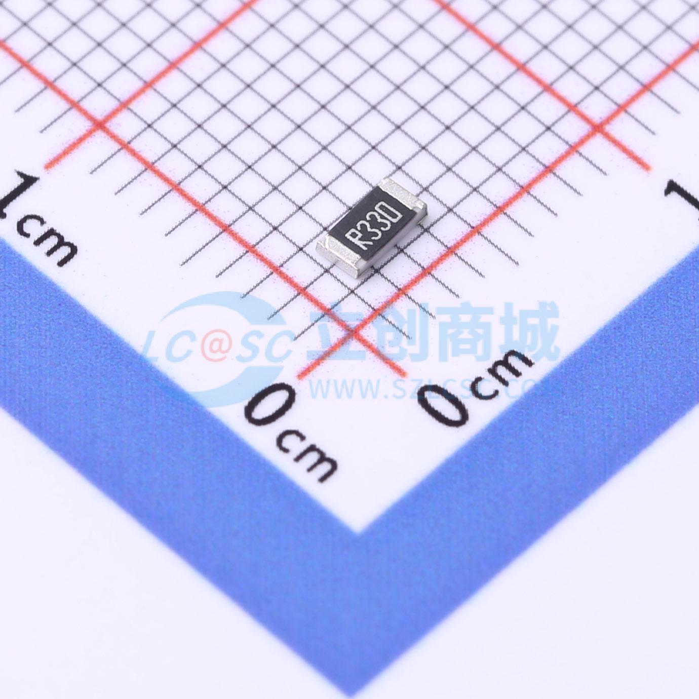 点击查看大图 CR1206F4R330G实物图