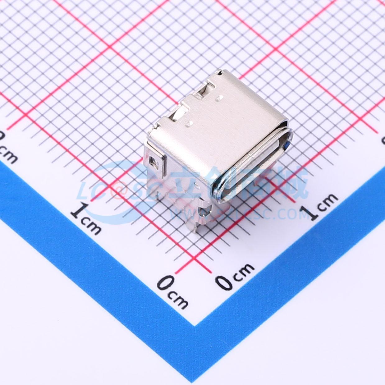 HC-TYPE-C-16P-CH5.90-3A-F1.3-W-02实物图