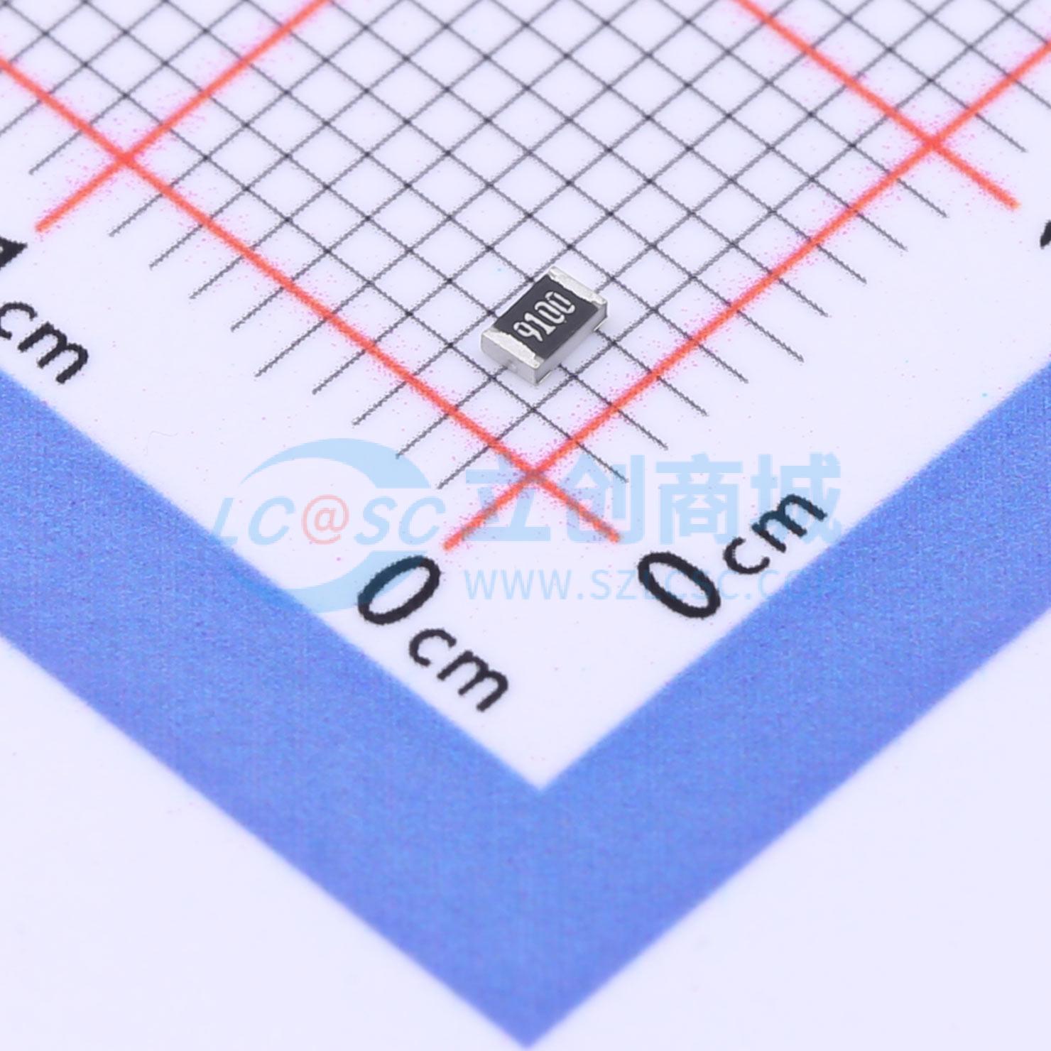 点击查看大图 SCR0805F910R实物图
