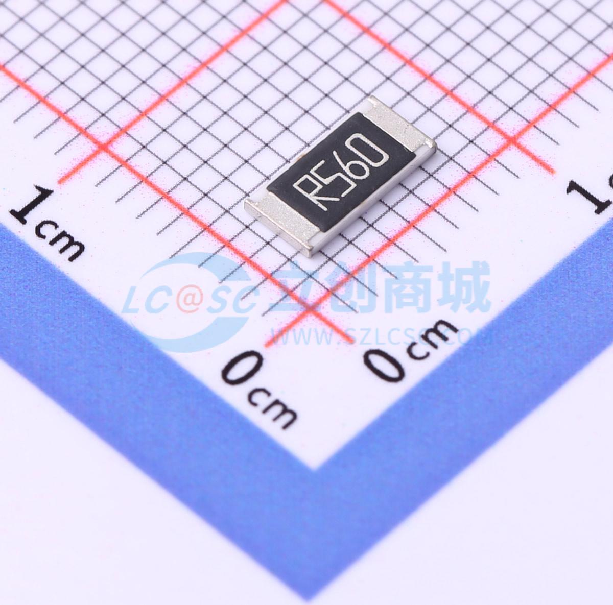 点击查看大图 CR2512J1R560G实物图