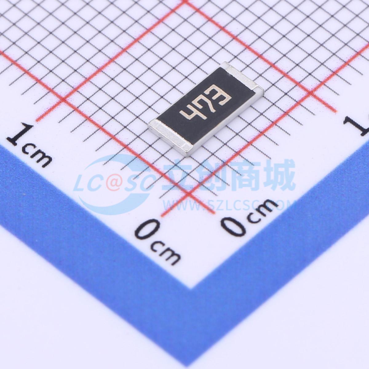 点击查看大图 SCR2512J47K实物图