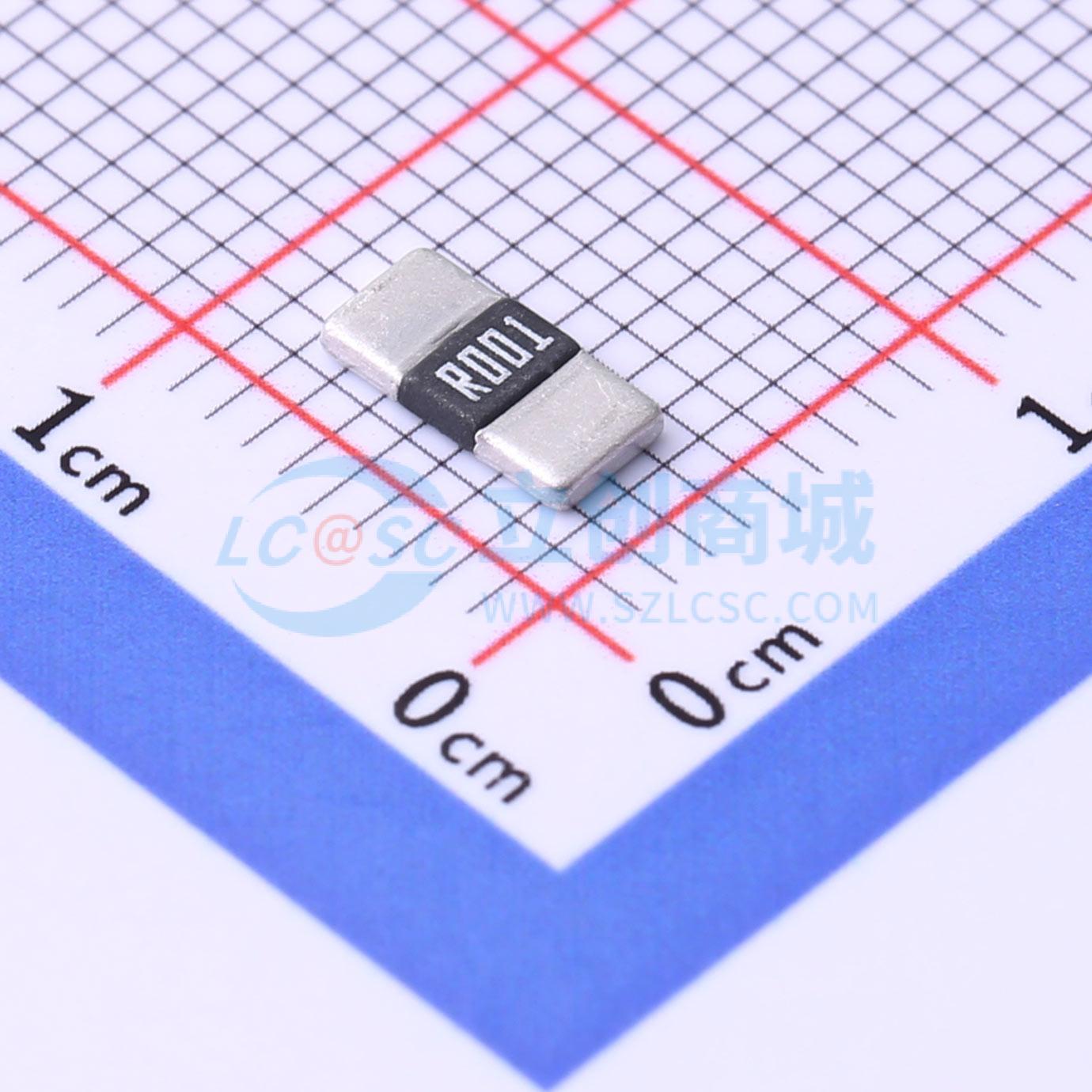 HoLLR2512-2W-1mR-1%实物图