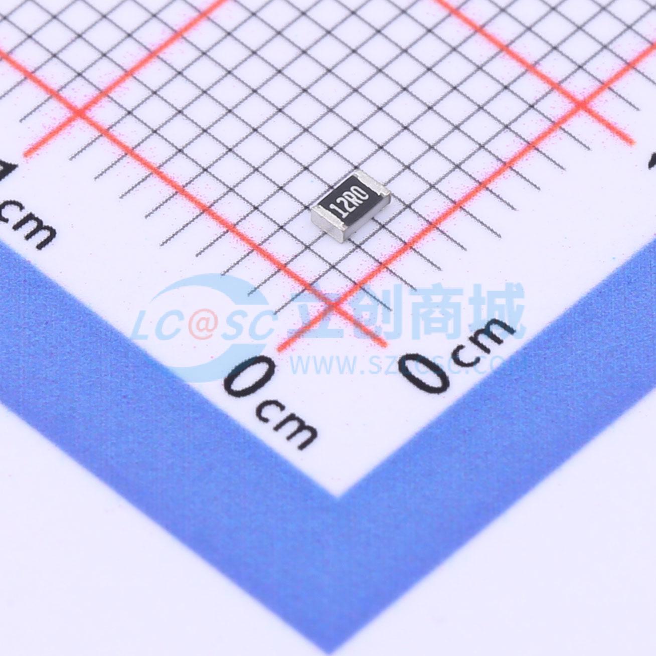 点击查看大图 SCR0805F12R实物图