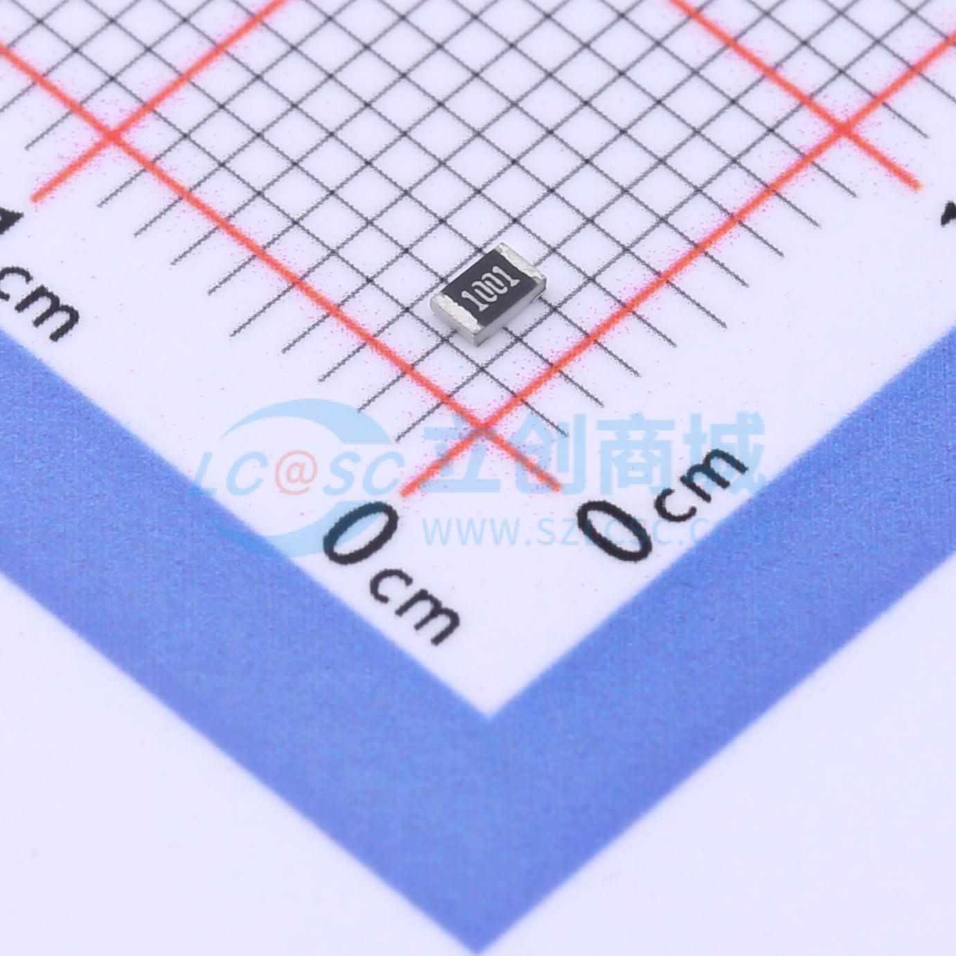 点击查看大图 SCR0805F1K实物图