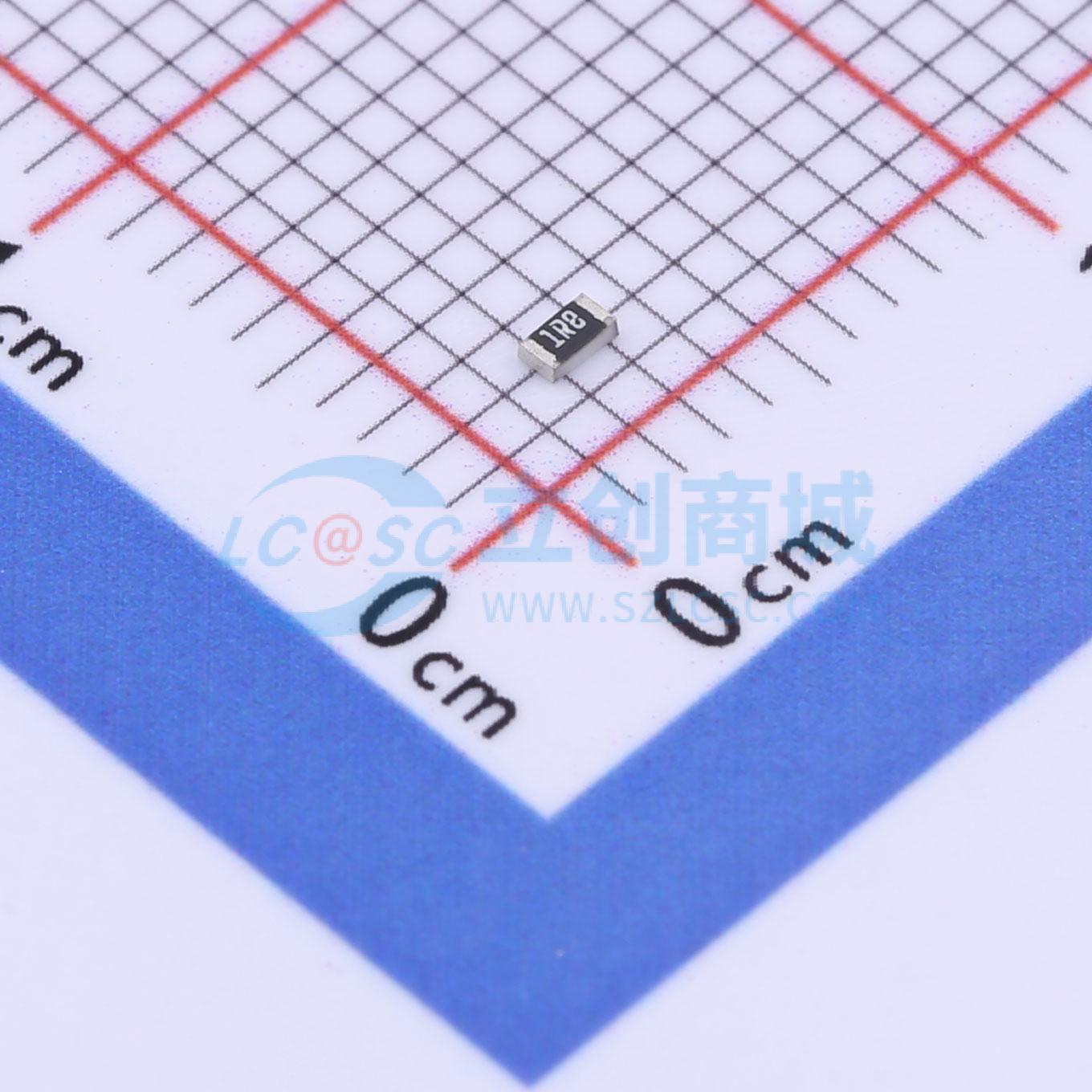 点击查看大图 SCR0603J1R8实物图