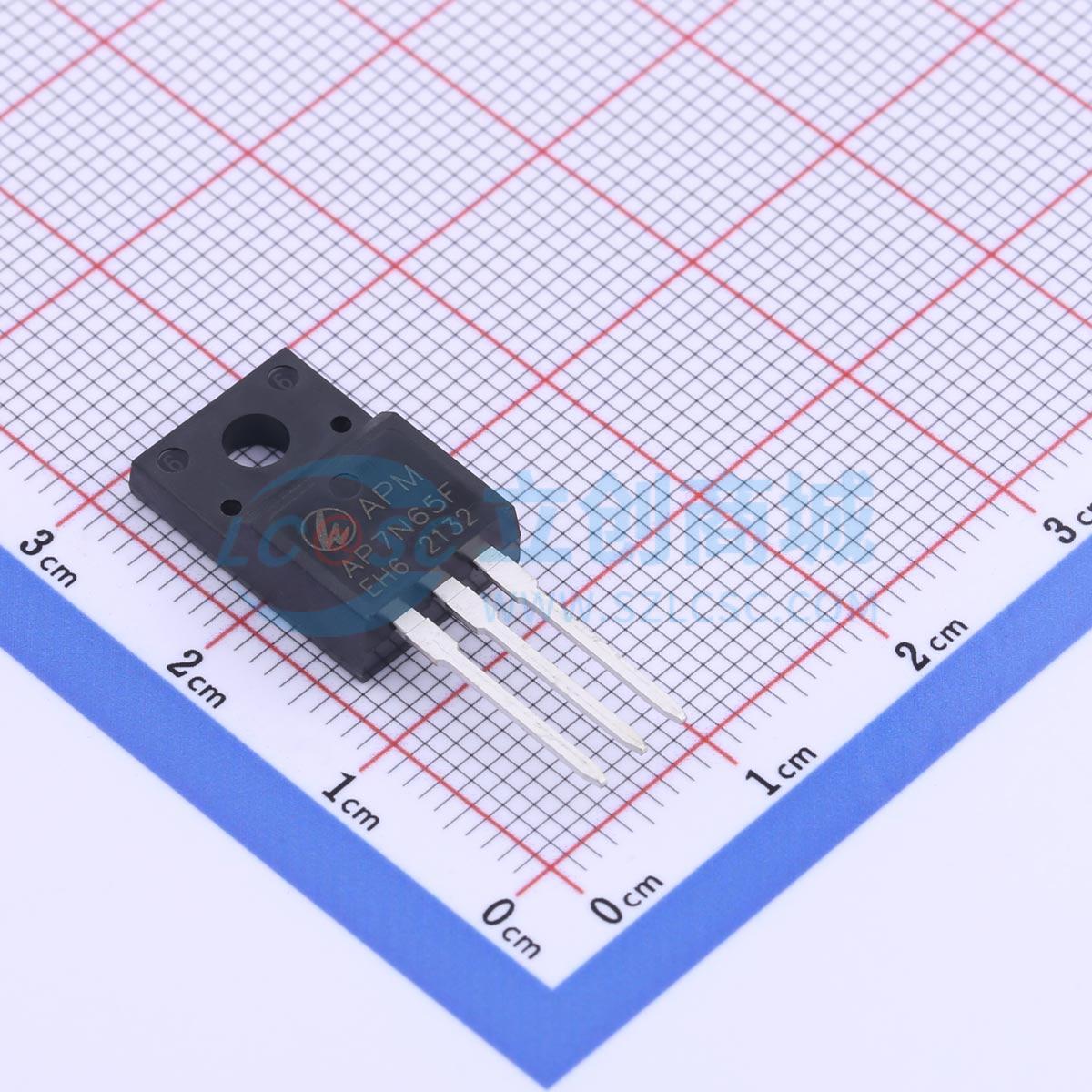 点击查看大图 AP7N65F实物图