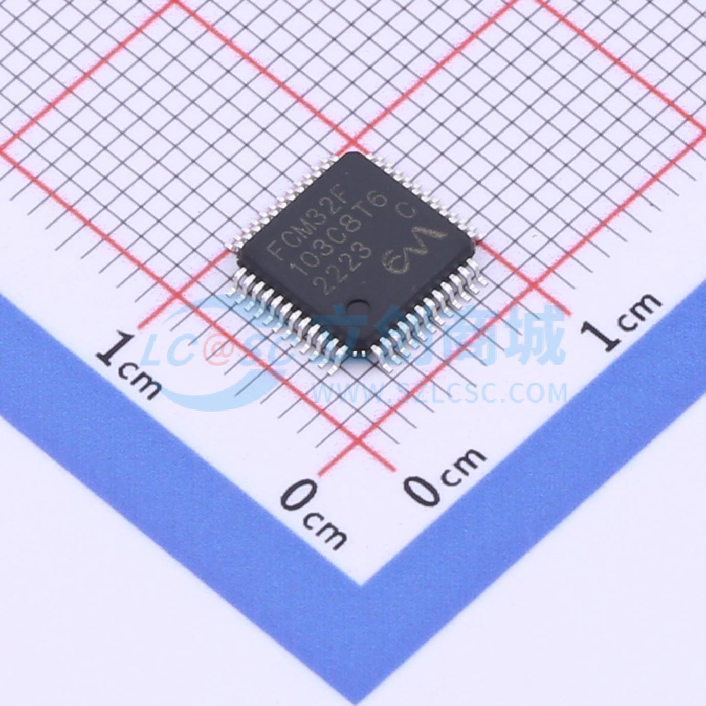 点击查看大图 FCM32F103C8T6实物图