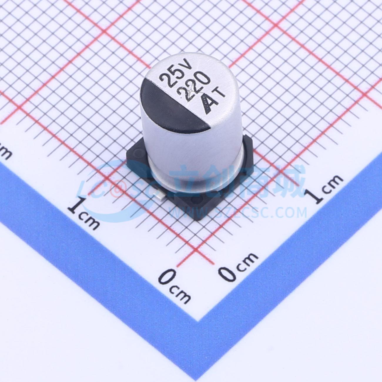 点击查看大图 GVT1E227M0810CNVC实物图