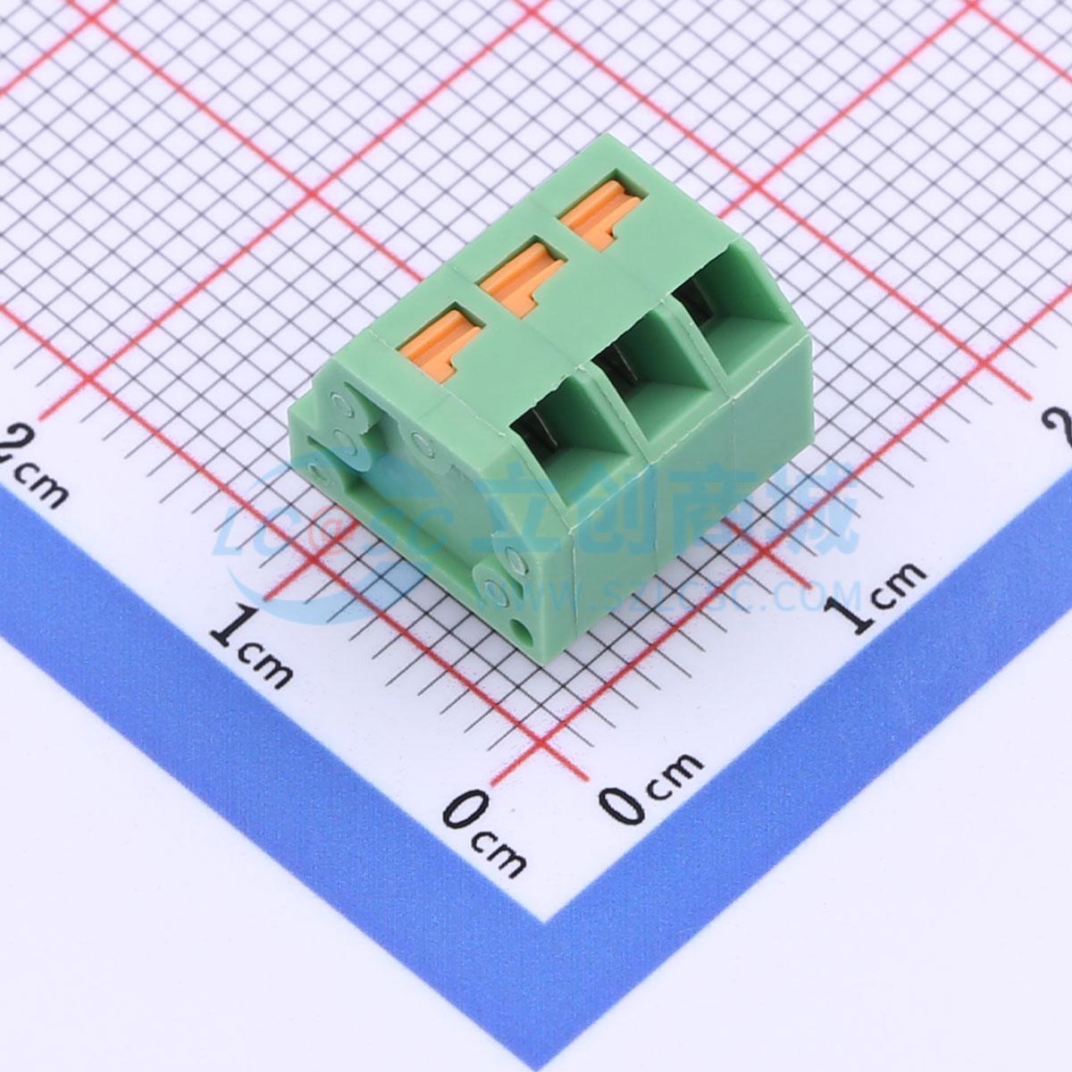 点击查看大图 KF238-3.5-3P-2实物图