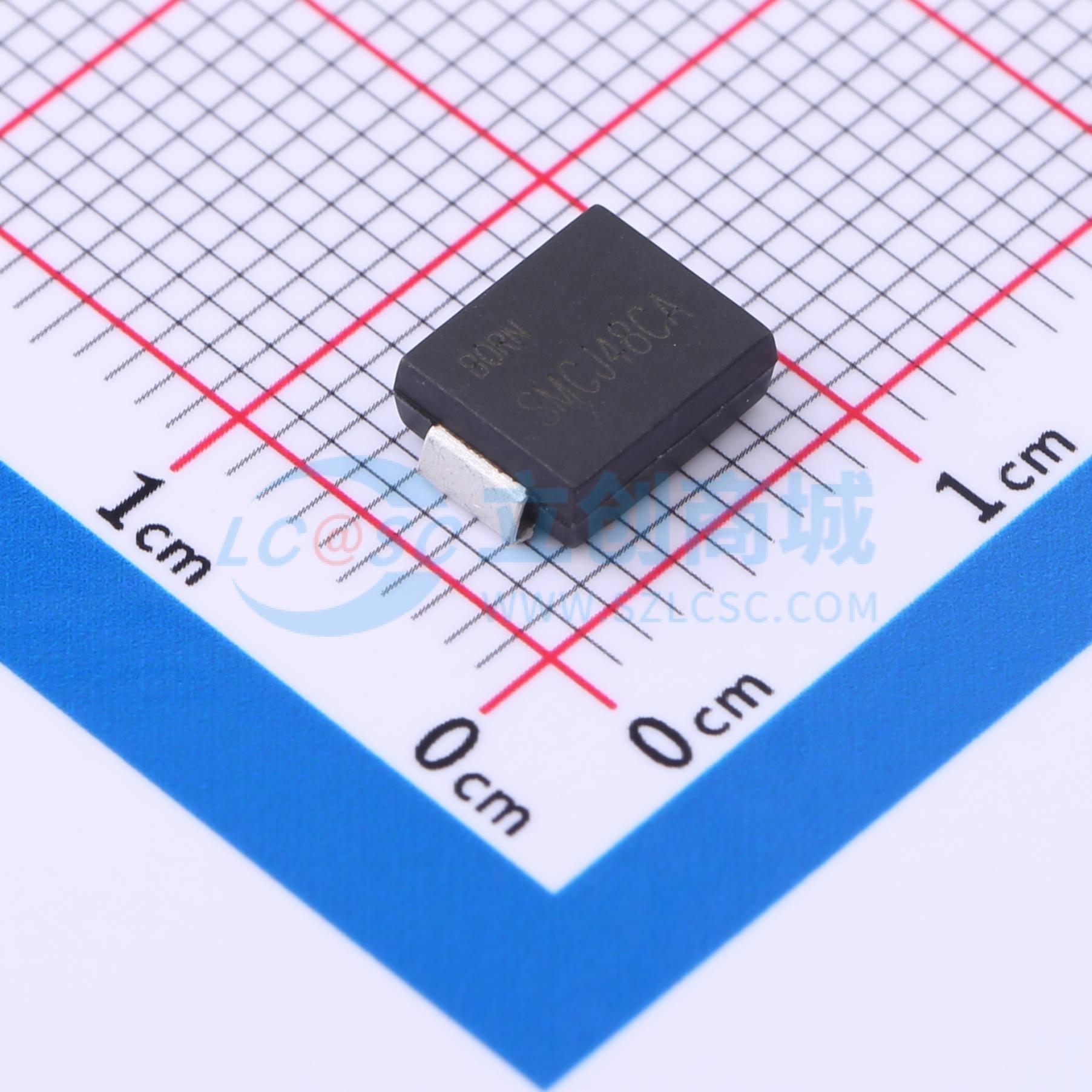 点击查看大图 SMCJ48CA实物图