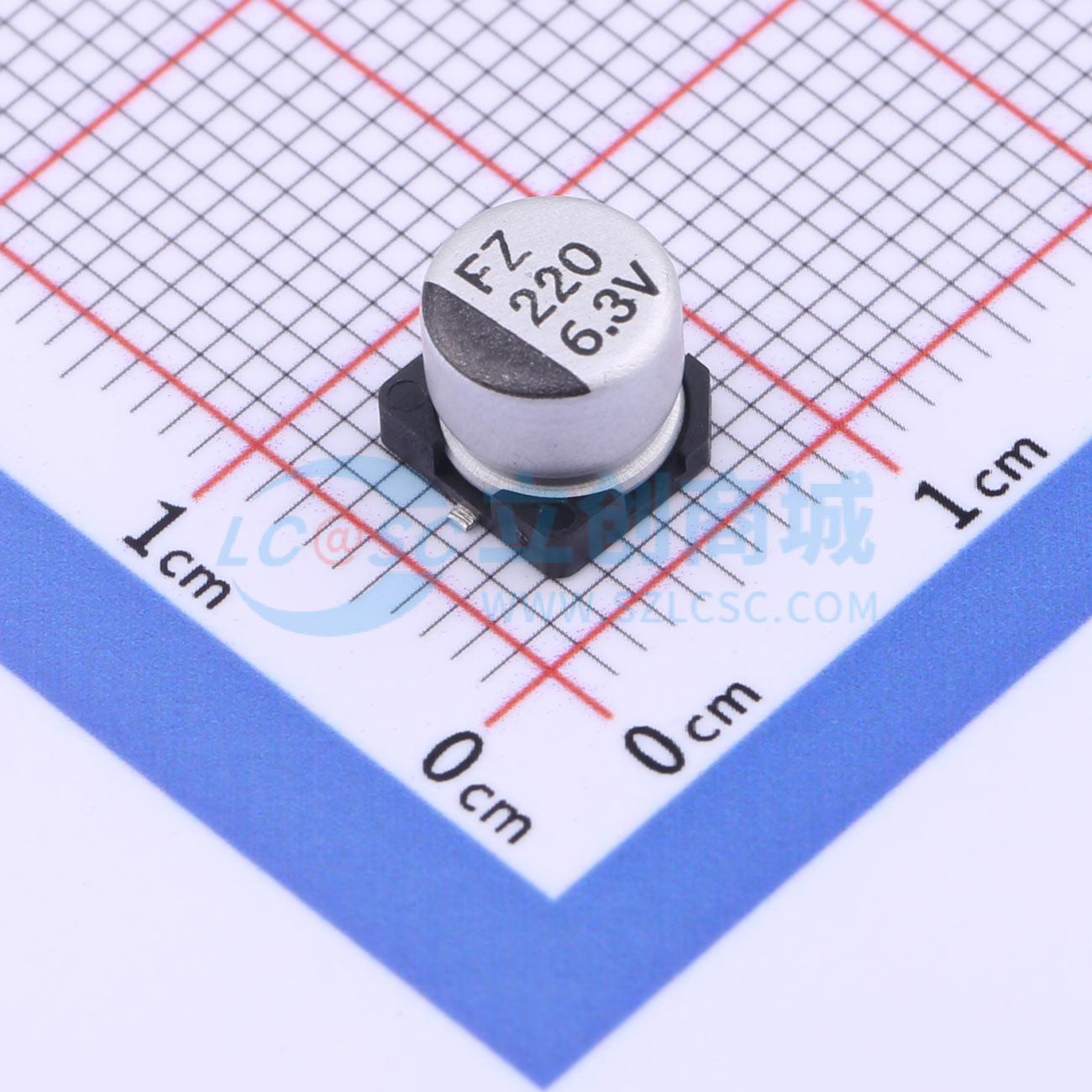 点击查看大图 FZ0J221M0606实物图