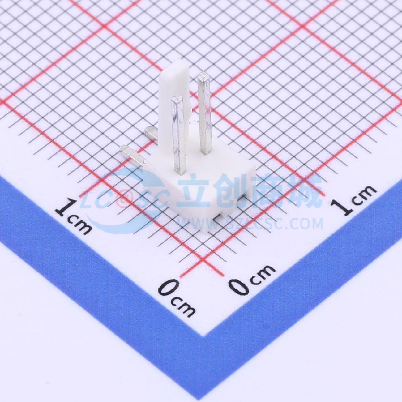 点击查看大图 KH-HX2.54-02PW实物图