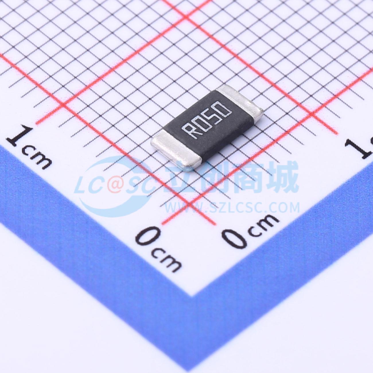 HoLLR2512-2W-50mR-1%实物图