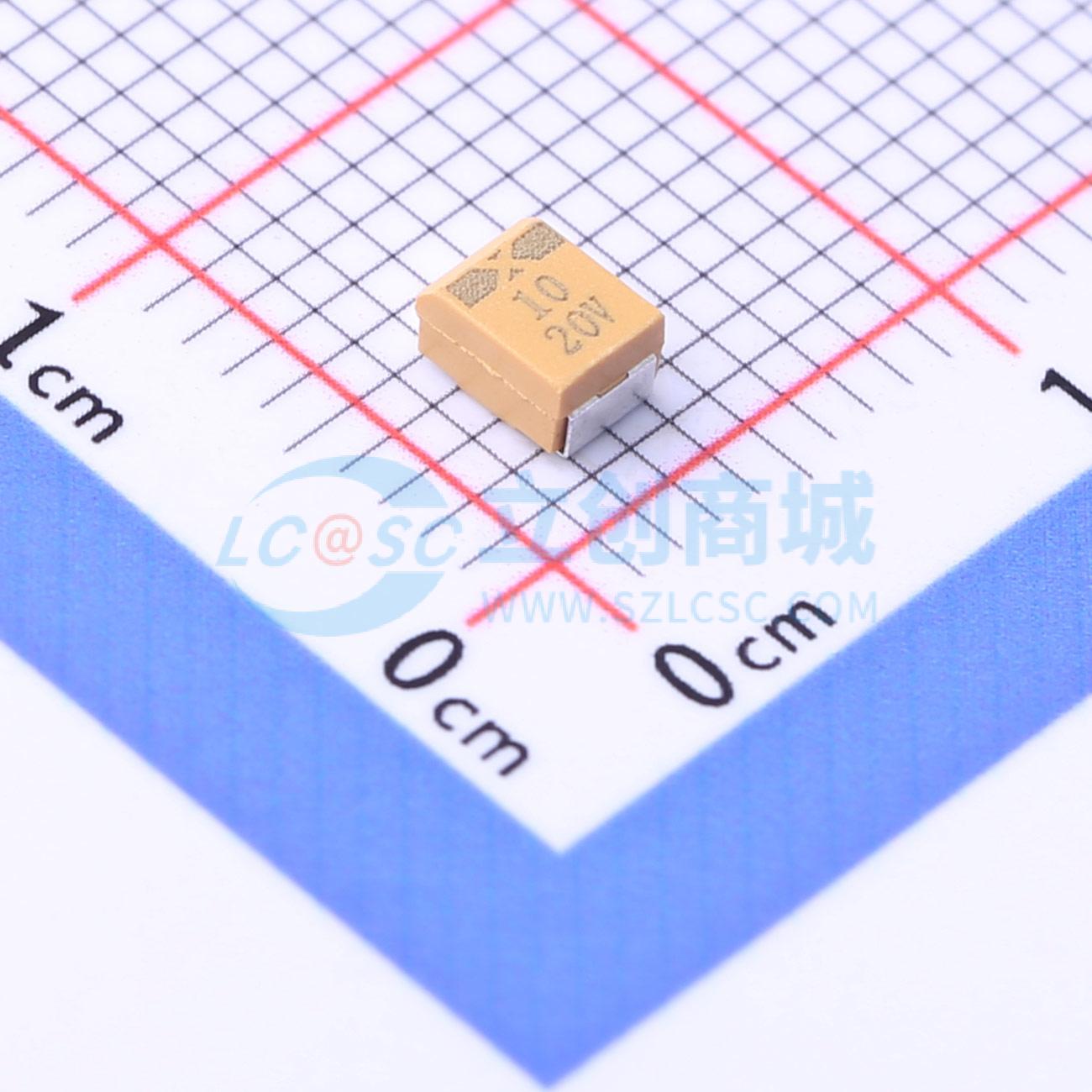 CA45A-B-20V-10UF-K实物图