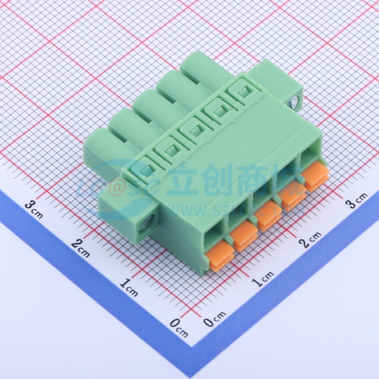 点击查看大图 KF2EDGKNM-5.08-5P实物图