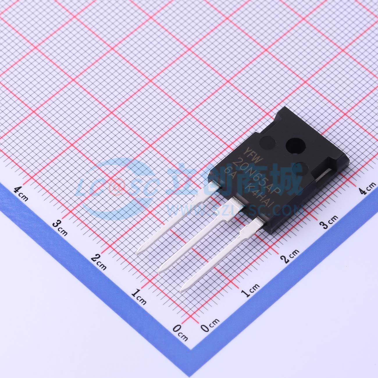 点击查看大图 YFW20N65AP实物图