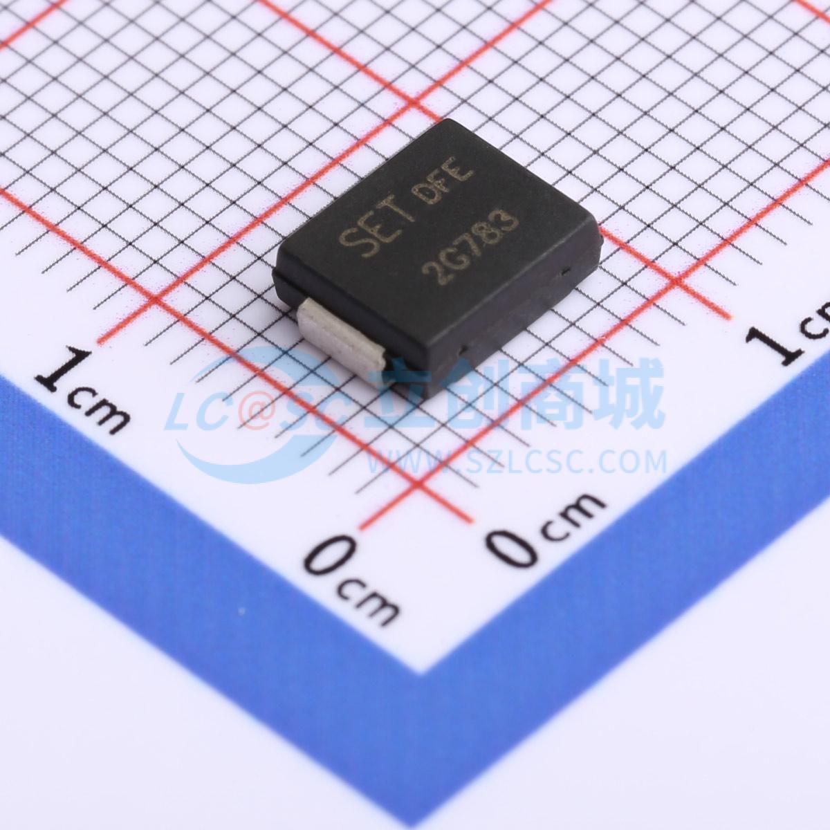 点击查看大图 SMDJ26CA实物图