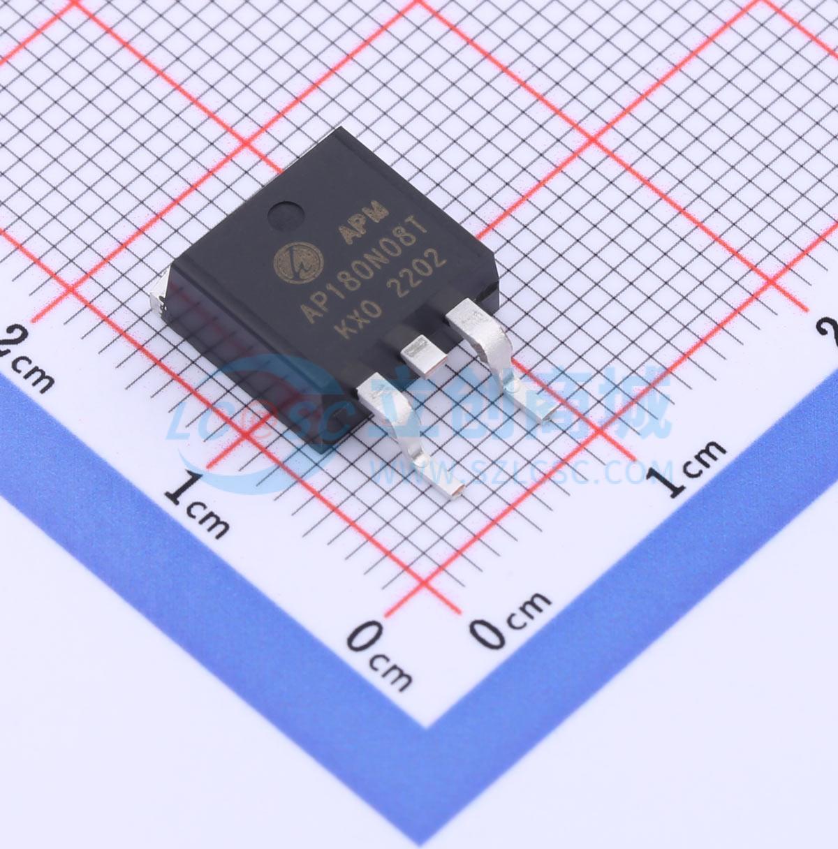 点击查看大图 AP180N08T实物图