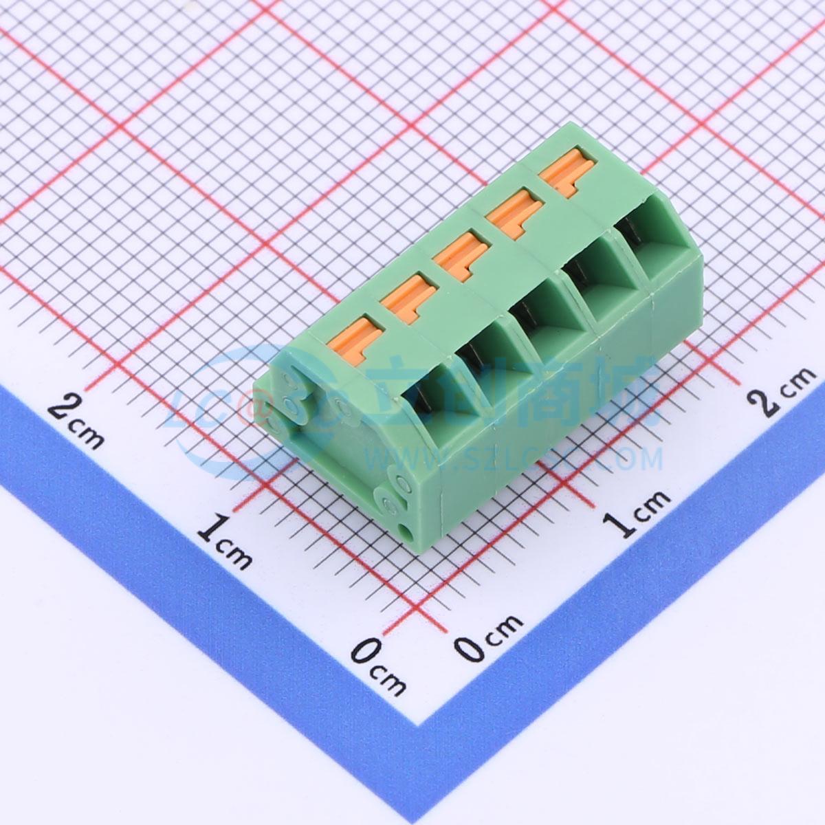 点击查看大图 KF238-3.5-5P-2实物图