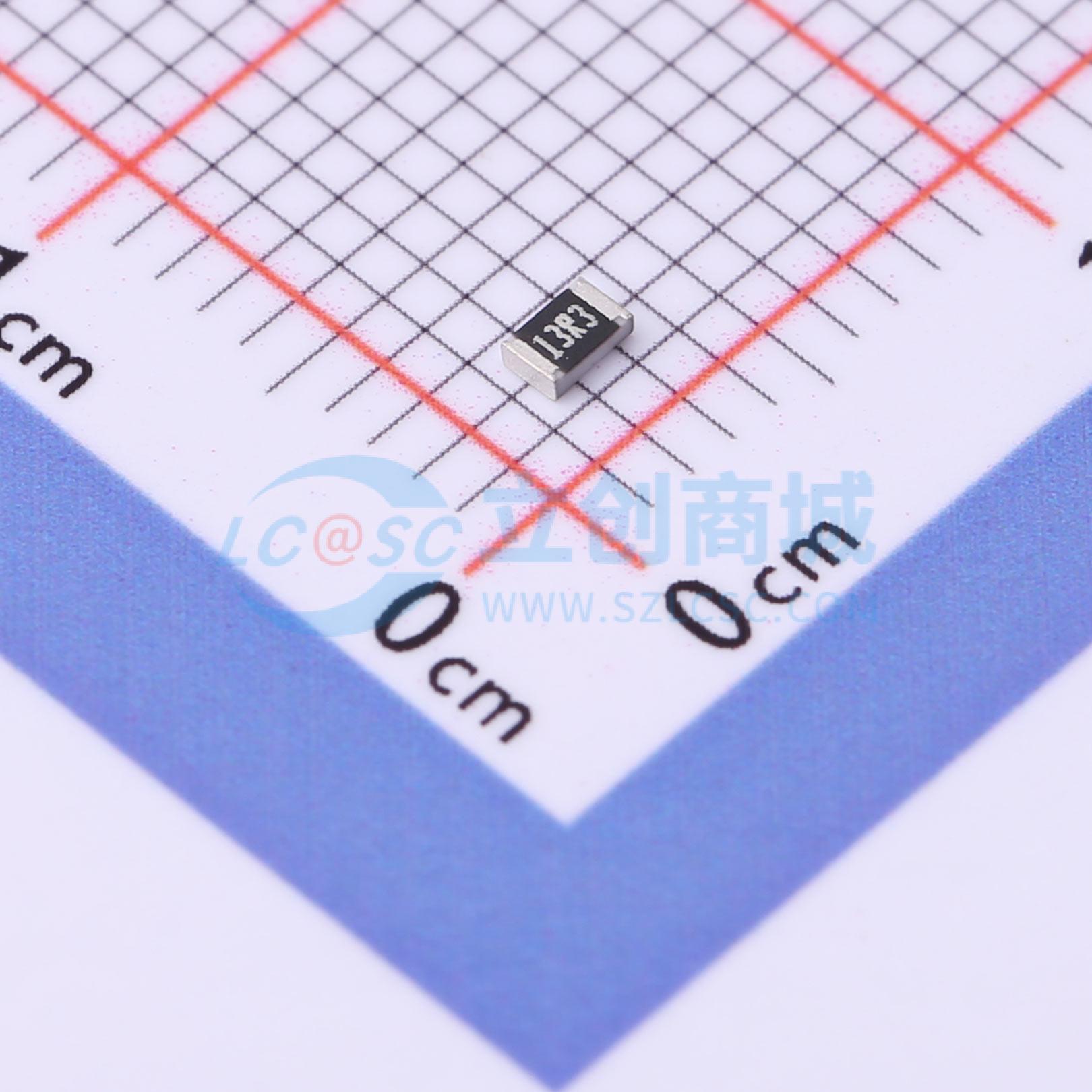 点击查看大图 CR0805F813R3G实物图