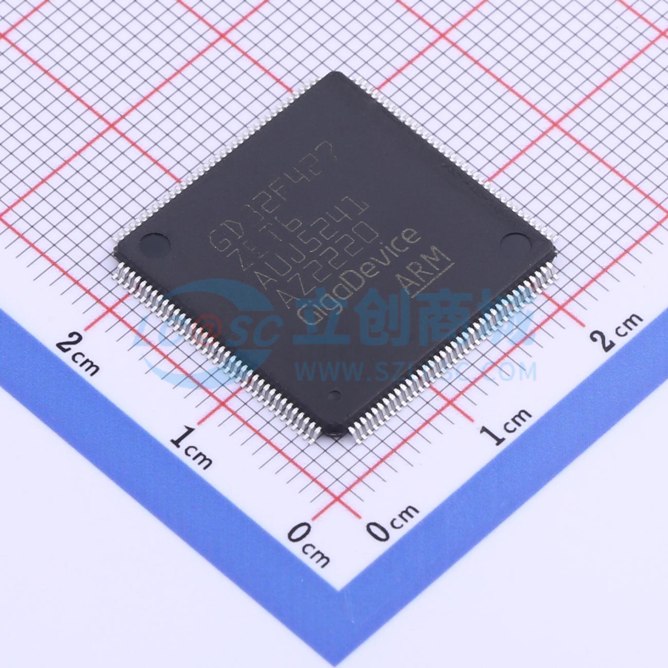 点击查看大图 GD32F427ZET6实物图