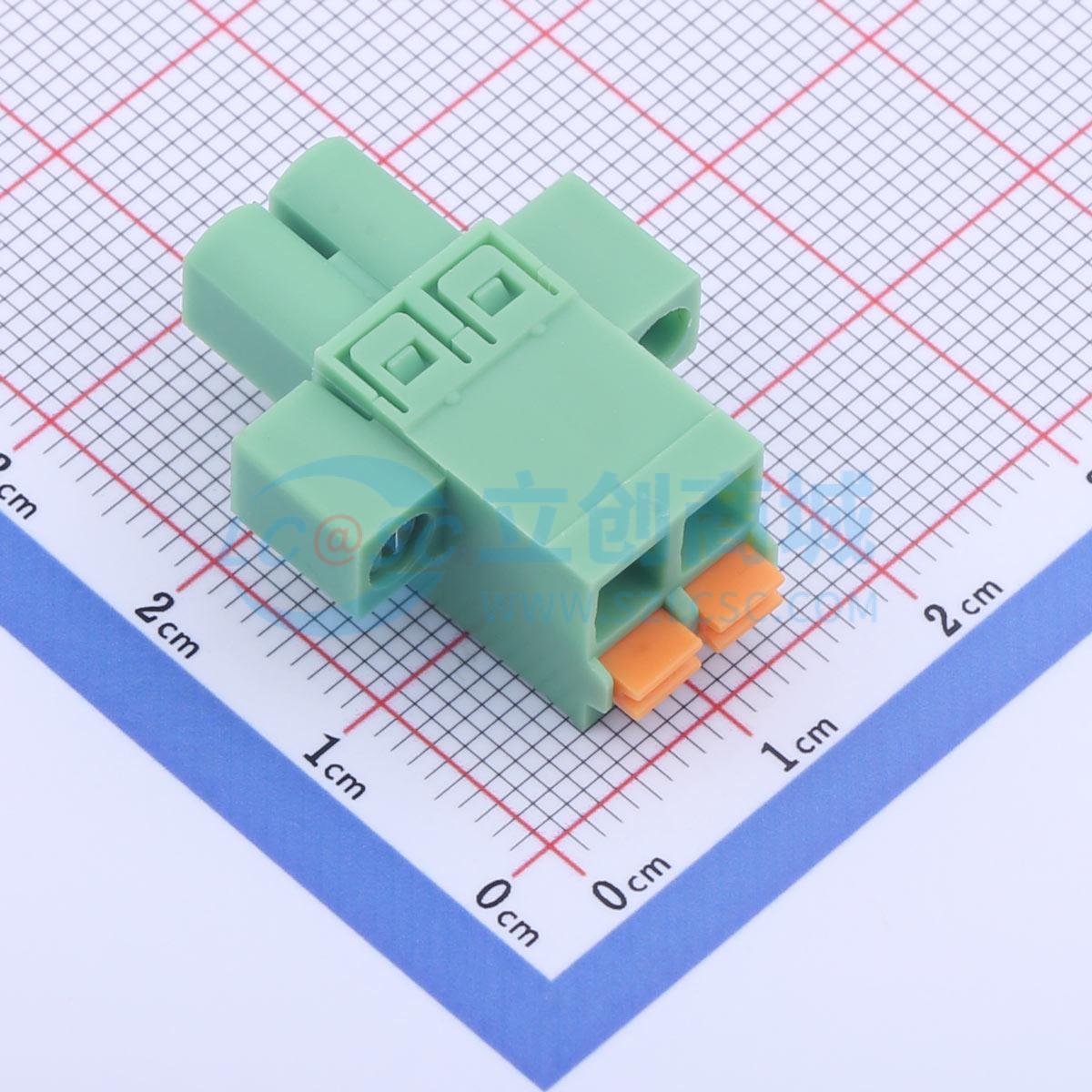 点击查看大图 KF2EDGKNM-5.08-2P实物图