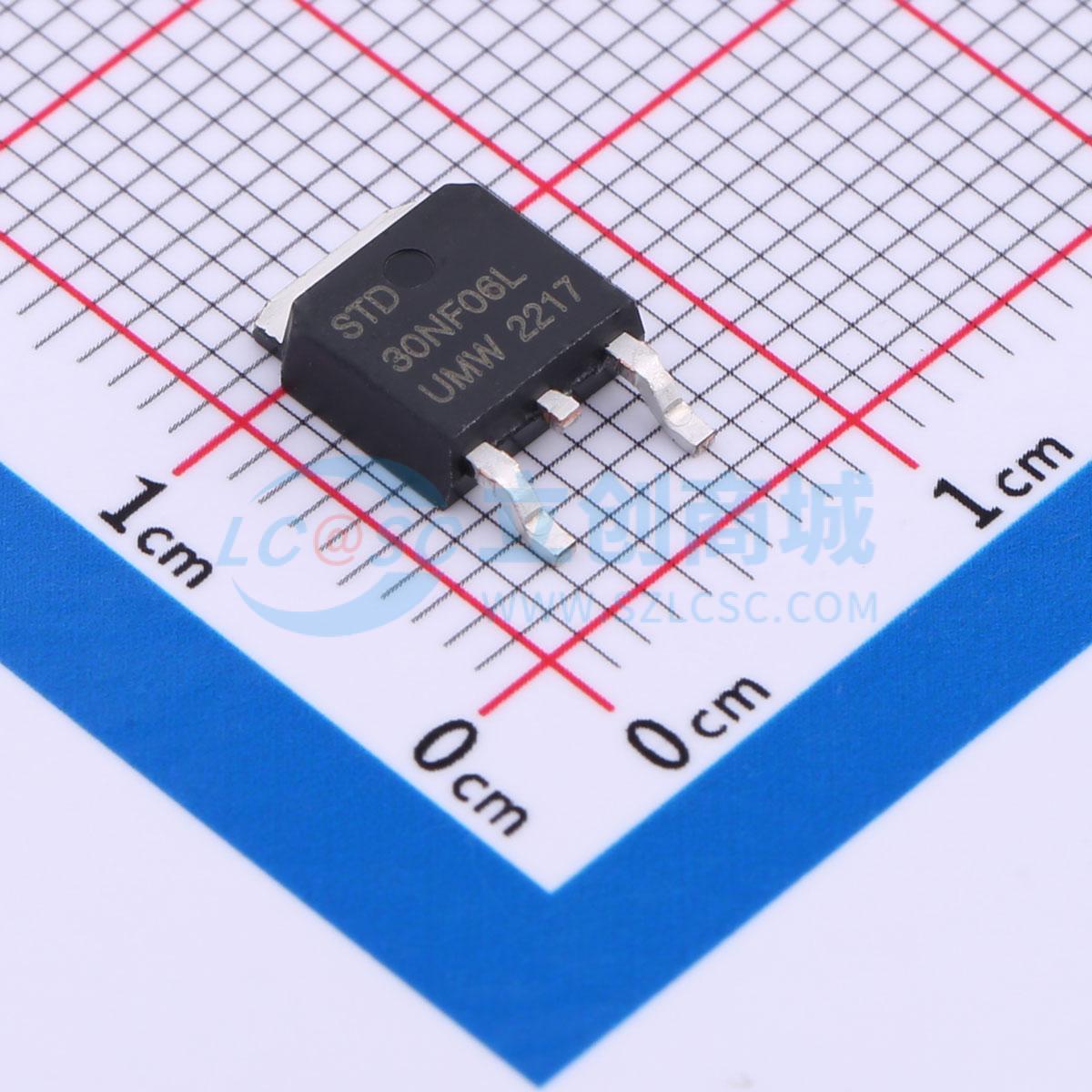 点击查看大图 STD30NF06L(UMW)实物图