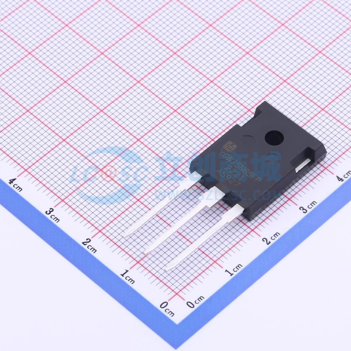 点击查看大图 YGW75N65FP实物图