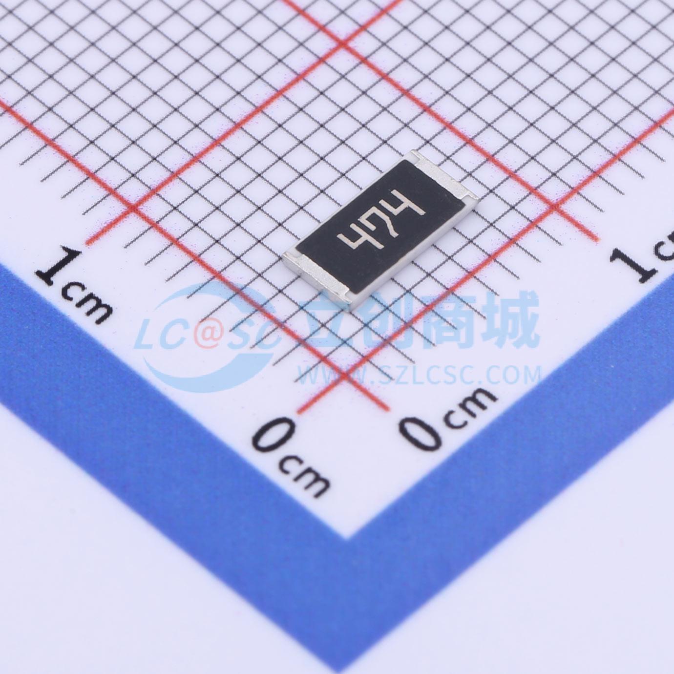 点击查看大图 SCR2512J470K实物图