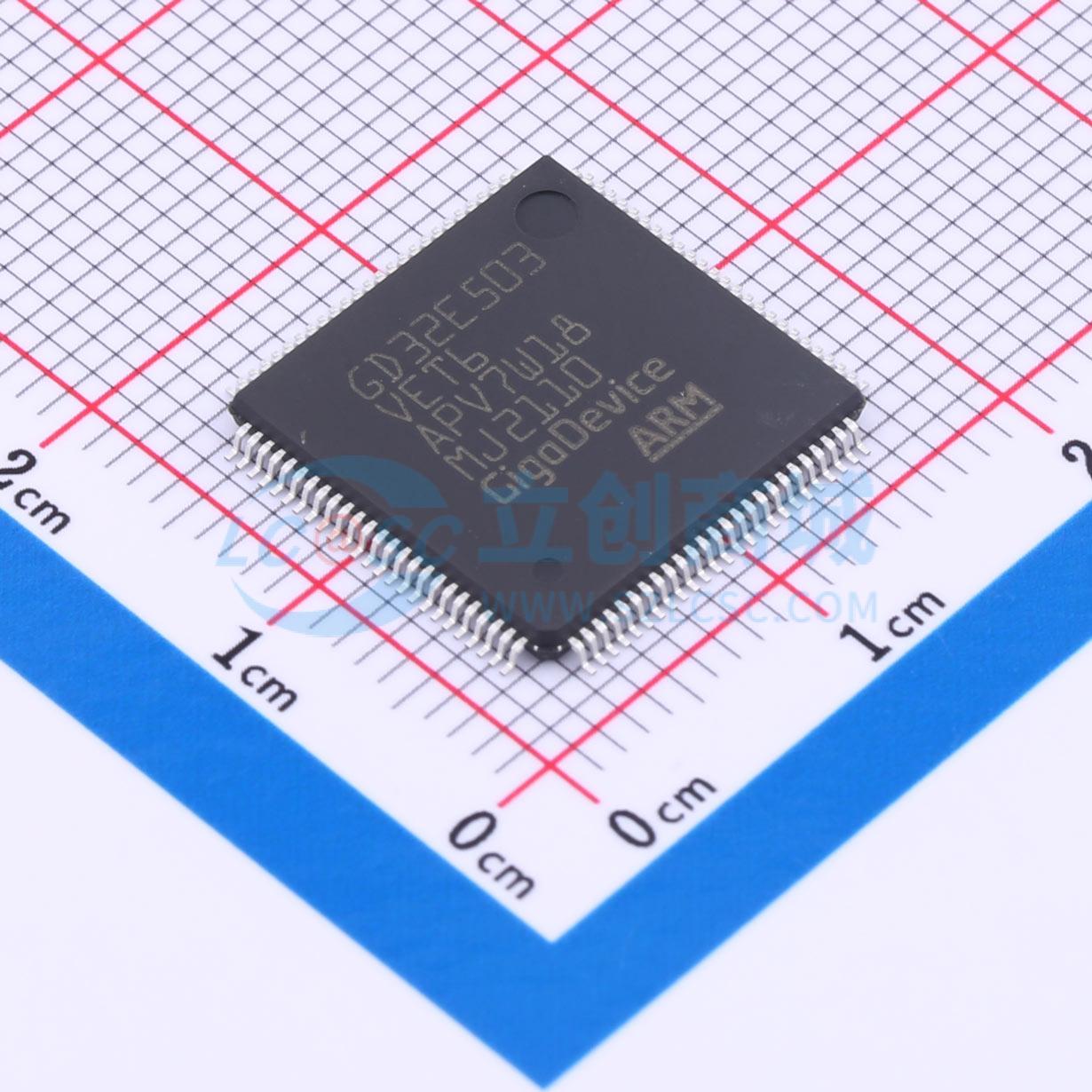 点击查看大图 GD32E503VET6实物图