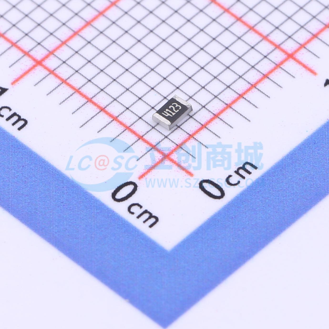 点击查看大图 SCR0805F412K实物图