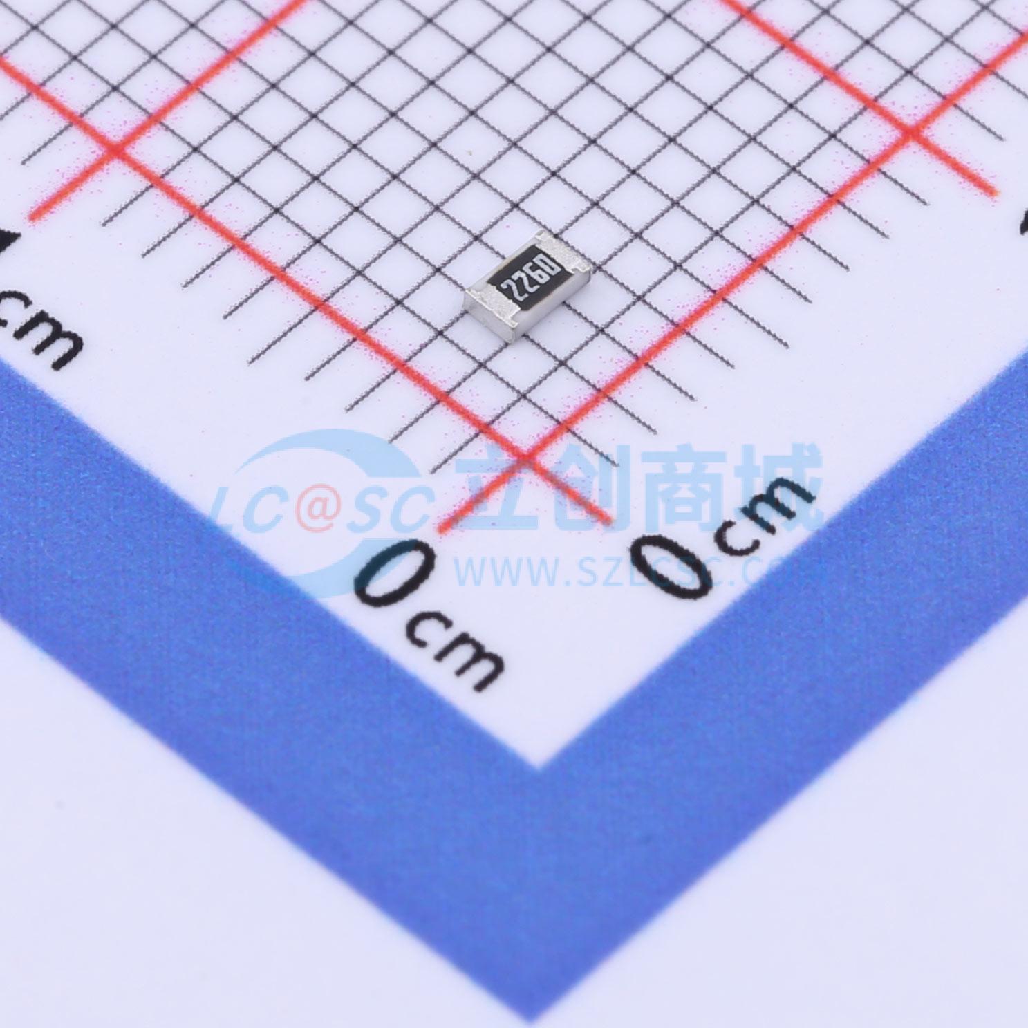 点击查看大图 FRC0805F2260TS实物图