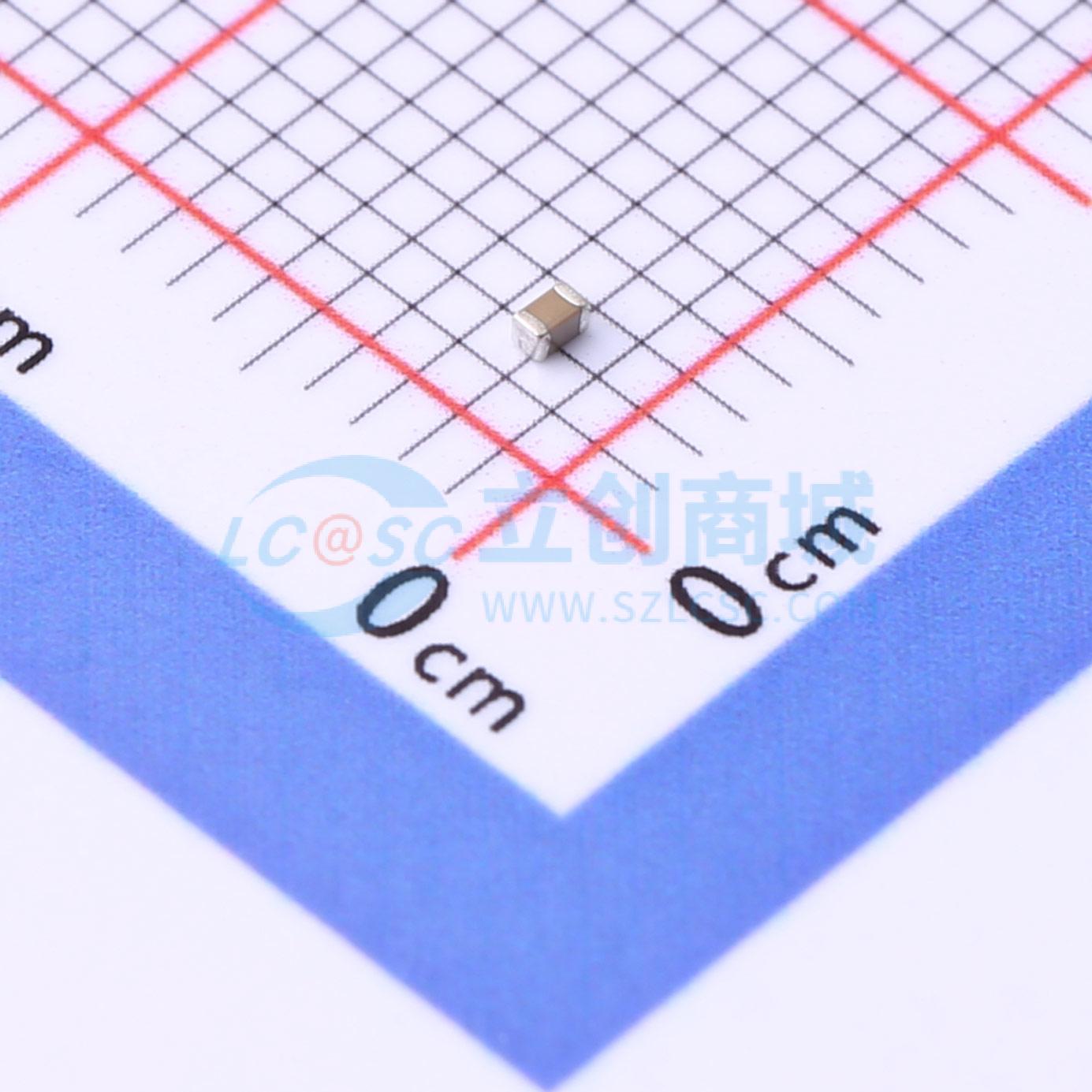 点击查看大图 0402X106M100CT实物图