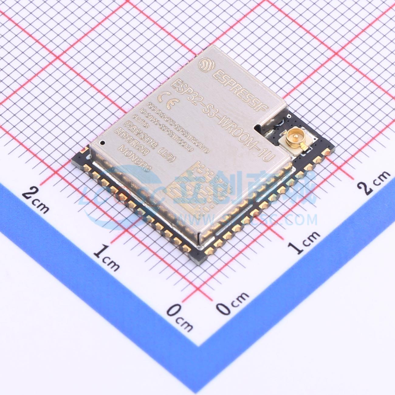 ESP32-S3-WROOM-1U-N8R8实物图