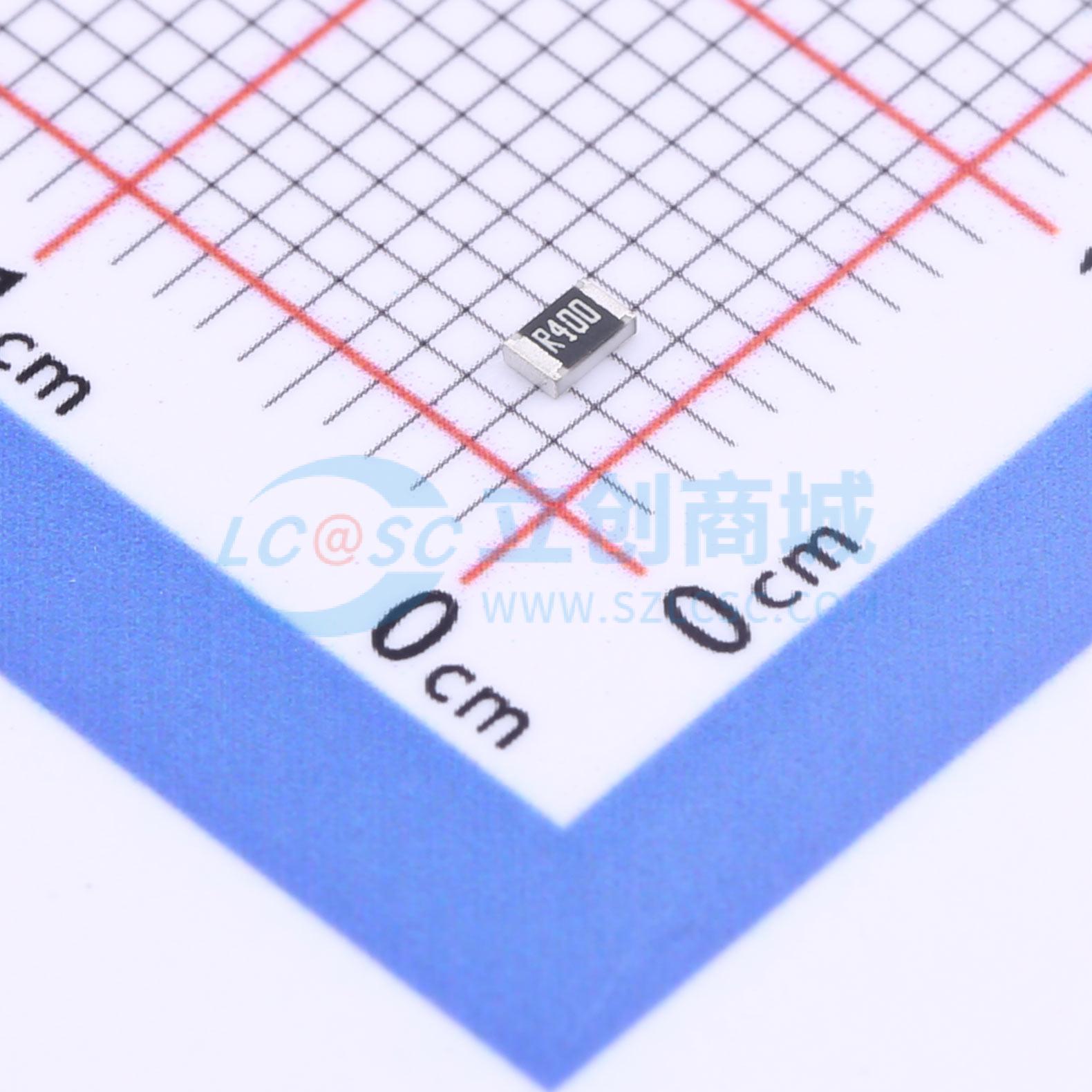 点击查看大图 CR0805F8R400G实物图