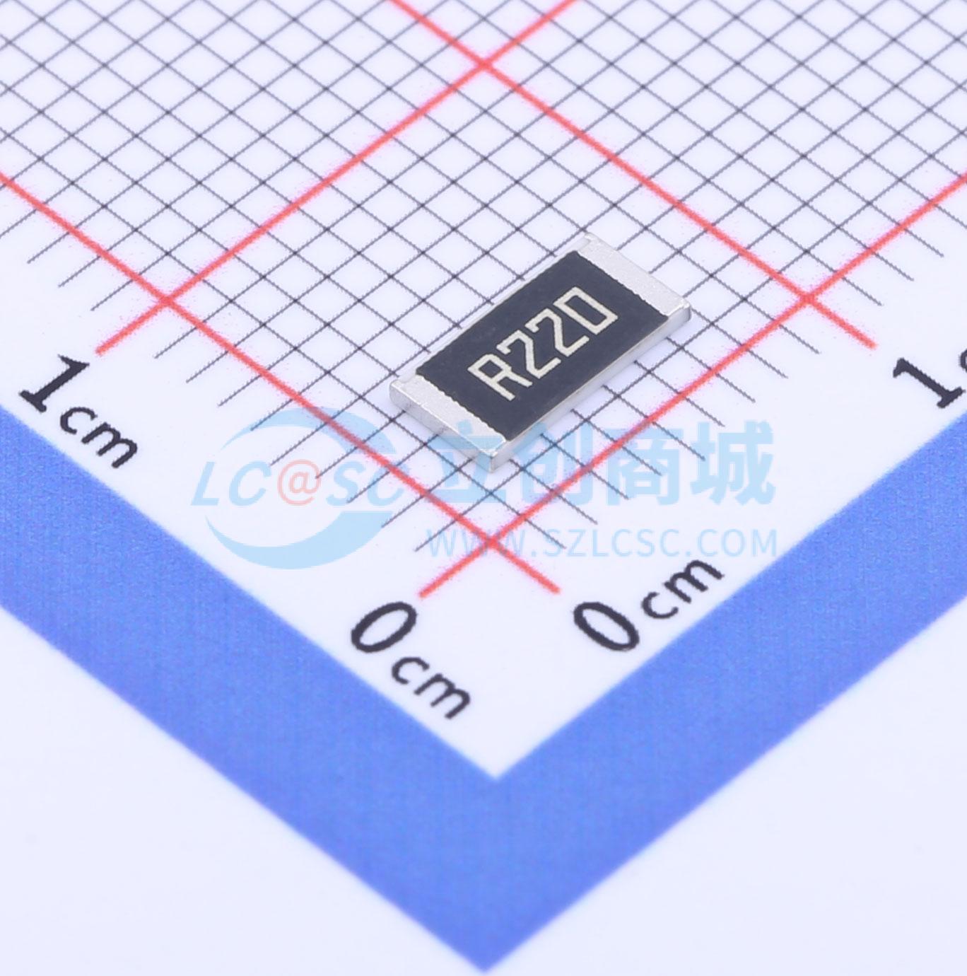 点击查看大图 FRL2512JR220TS实物图