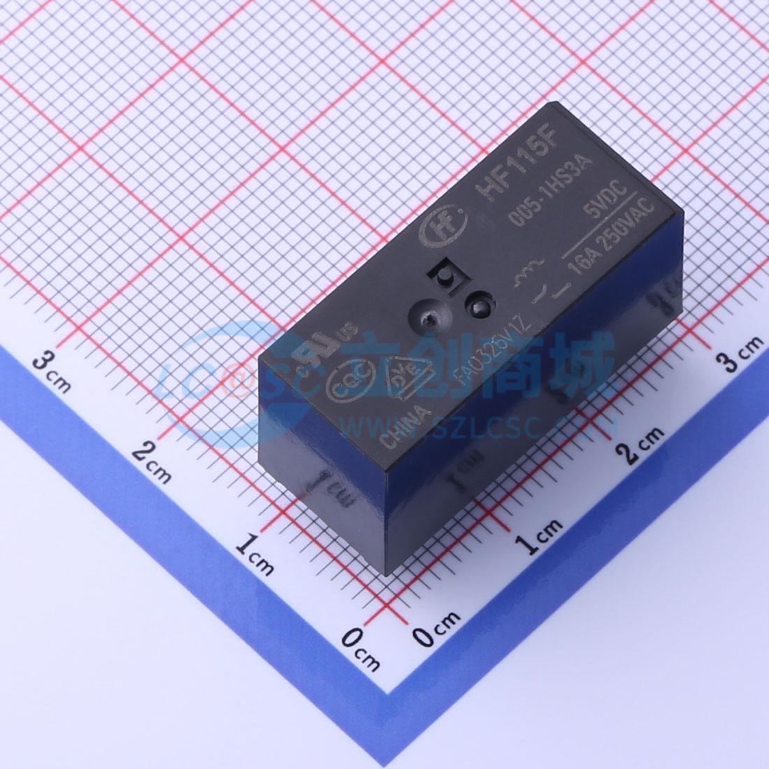 点击查看大图 HF115F/005-1HS3A实物图